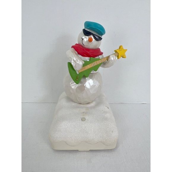 Hallmark Other - Hallmark 2010 Wireless Snowman Band GUITAR FREDDY 5" NOT WORKING PARTS ONLY